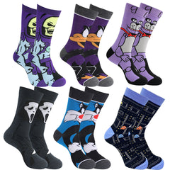Kids Boys Horror Cartoon Dog Crew Socks