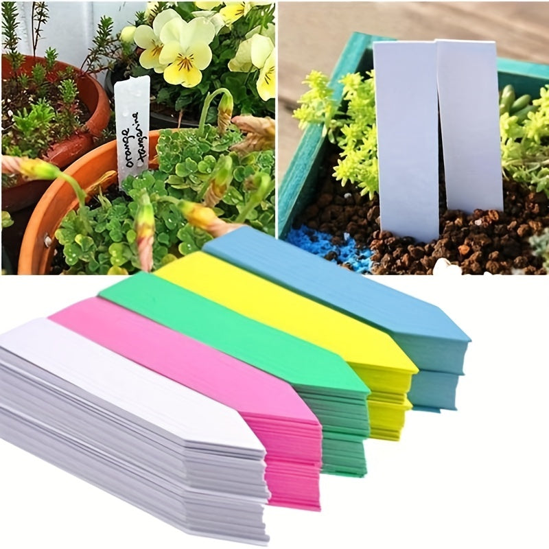 100pcs Reusable Waterproof Plant Flower Seed Labels Garden Tags