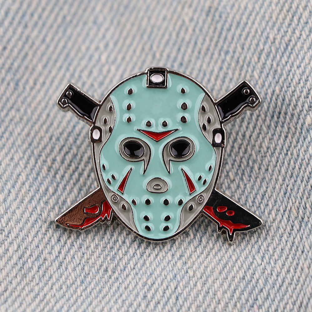 Halloween Enamel Pins Brooches for Backpacks Men