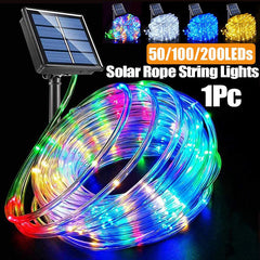 Outdoor Solar Rope Lights Waterproof Copper Wire Fairy Lights