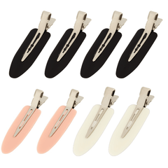 8pcs No Bend Hair Clips No Crease Styling Barrettes for Salon Hairstyle