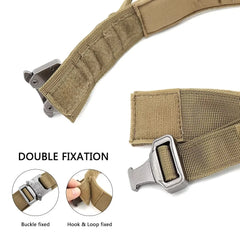 Tactical Dog Collar Medium and Large Dogs Military Nylon Adjustable Fit