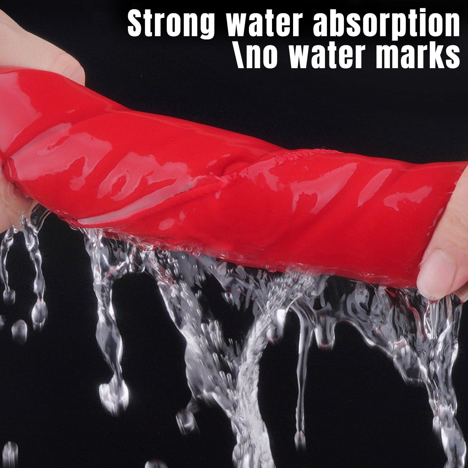 Absorbent Car Drying Towel Suede & Coral Velvet Double sided Car Cleaning Cloth