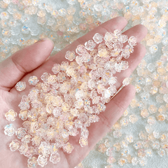 20pcs Mini Charm 3D Resin Floret Nail Flatback Ornament Jewelry Making
