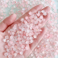 20pcs Mini Charm 3D Resin Floret Nail Flatback Ornament Jewelry Making
