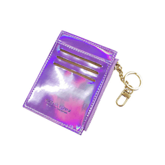 Y2K Holographic Coin Purse Keychain Mini Purse Bag Credit Card Holder