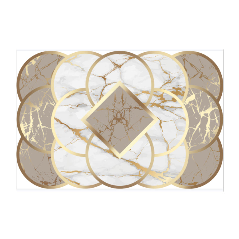 Modern Irregular Area Rug, Non-slip Shaggy Floor Carpet, Machine Washable
