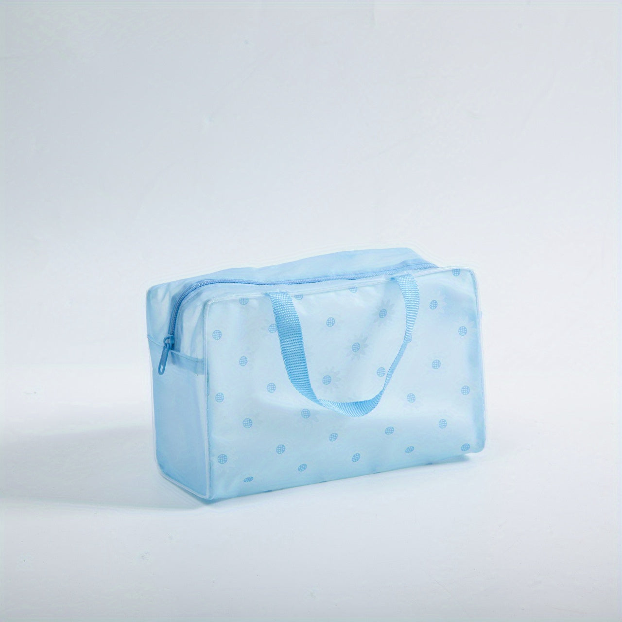 3pcs PVC Floral Toiletry Bag Portable Cosmetic Waterproof Travel Storage