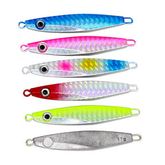 Glitter Hard Bait with Double Hook and Groove
