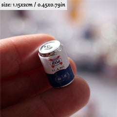 1:12 Scale Beer Bottles & Cans for Fairy Garden