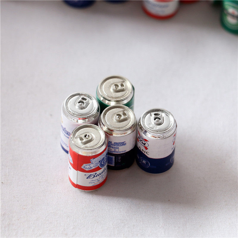 1:12 Scale Beer Bottles & Cans for Fairy Garden