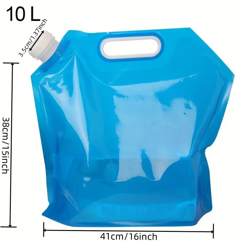 Portable Water Storage Bag Clear Handheld Mountaineering Travel Car Water Bag