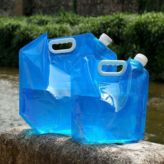 Portable Water Storage Bag Clear Handheld Mountaineering Travel Car Water Bag