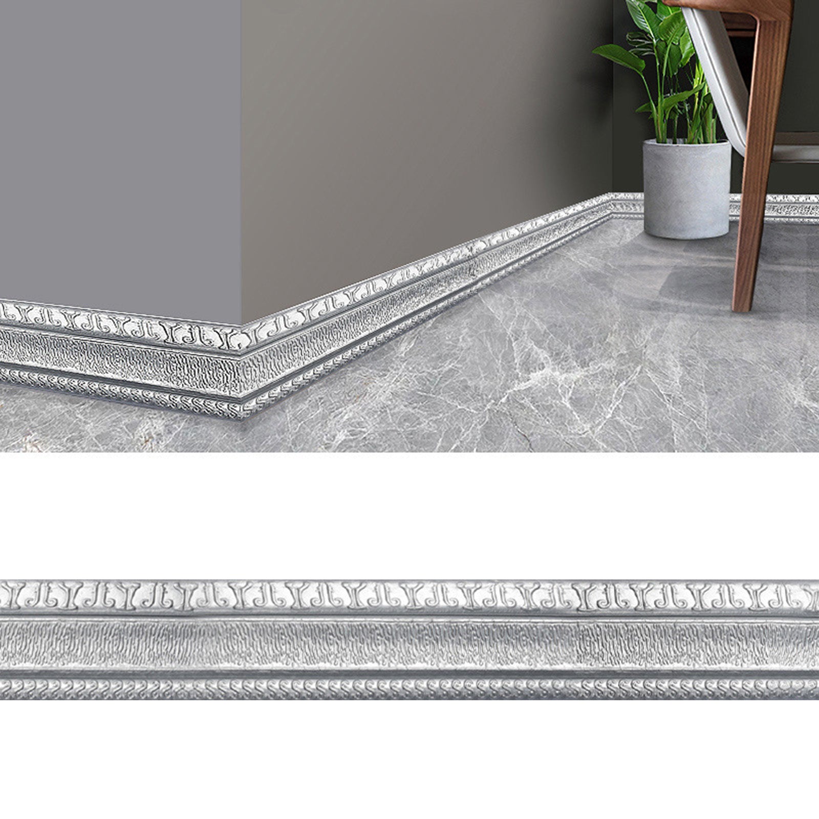 3D Foam Edge Sealing Strip Border Waterproof Anti-collision Wall Sticker