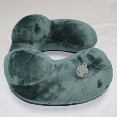 Inflatable U-Shaped Pillow for Travel & Back Support