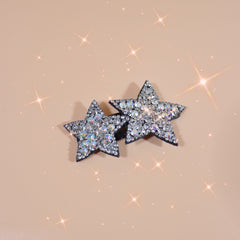 Y2K Rhinestone Star Hair Clip Hair Barrette Hair Slides Clip