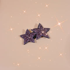 Y2K Rhinestone Star Hair Clip Hair Barrette Hair Slides Clip