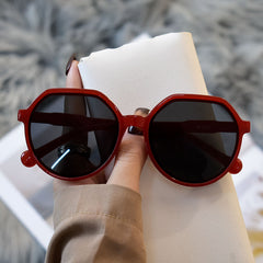 Retro Round Sunglasses Casual Jelly UV400 Sun Shades Beach Travel