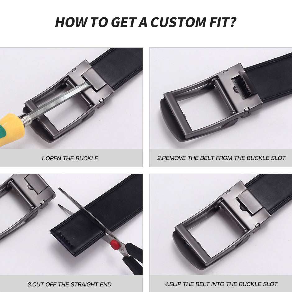 Men's Automatic Buckle Belt for Business