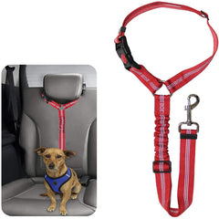 Adjustable Dog Seat Belt for Safe Travel Harness for Dogs and Cats