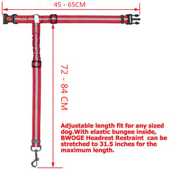 Adjustable Dog Seat Belt for Safe Travel Harness for Dogs and Cats