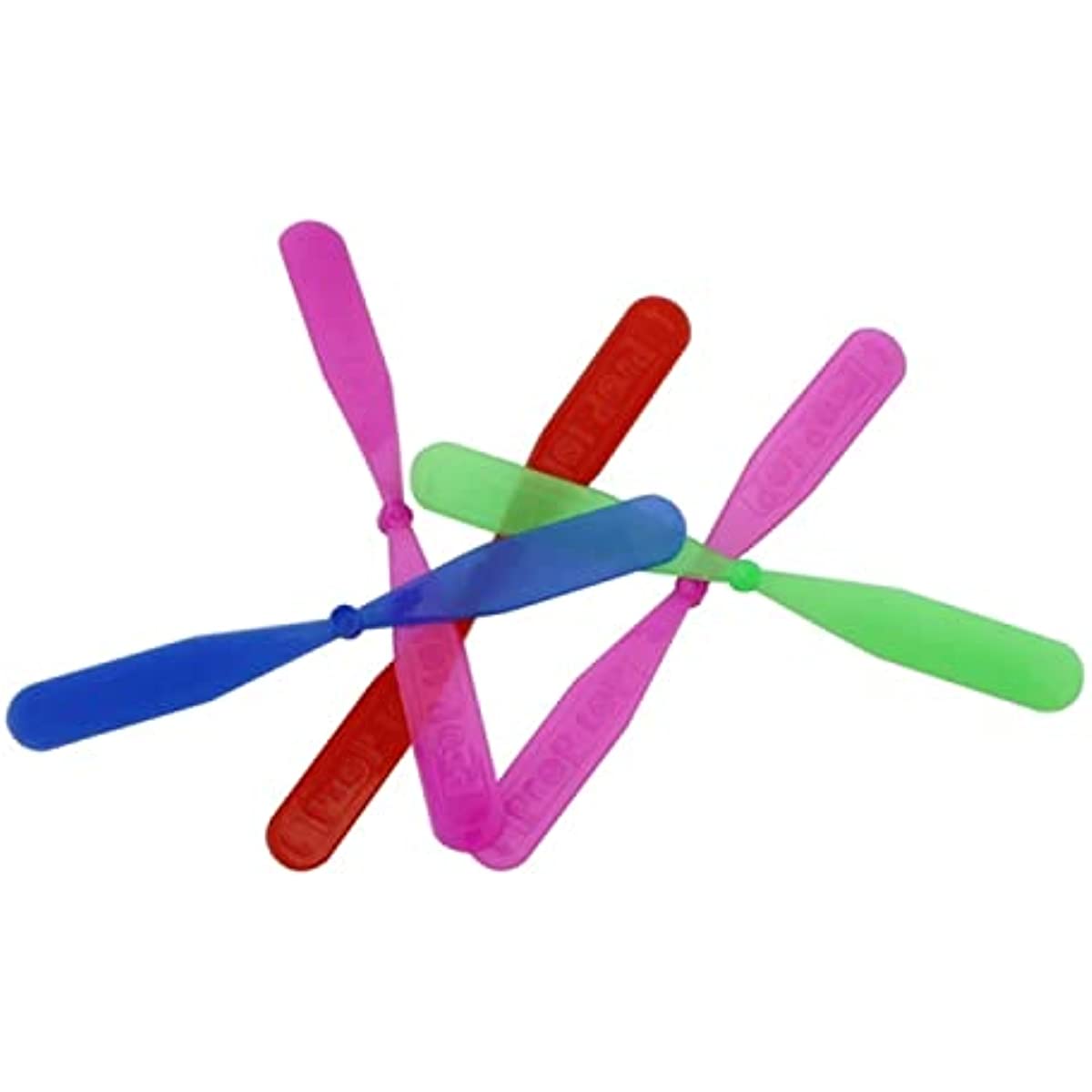 20Pcs Plastic Dragonfly Hand Rub Propeller Outdoor Toy for Kids