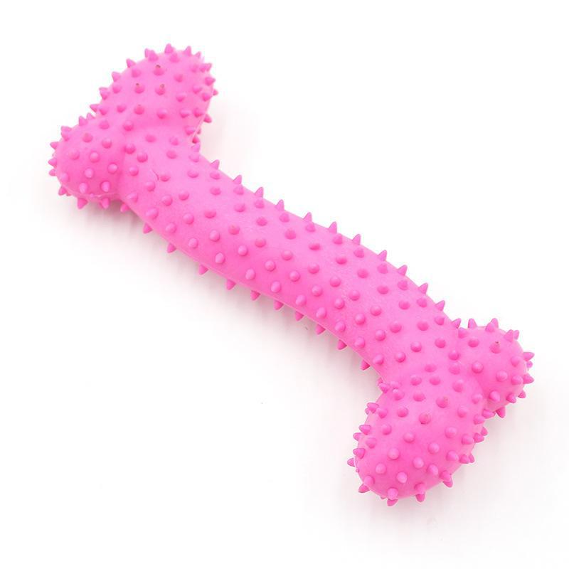 TPR Dog Chew Toy for Teeth Cleaning & Interactive Play Bone Shape