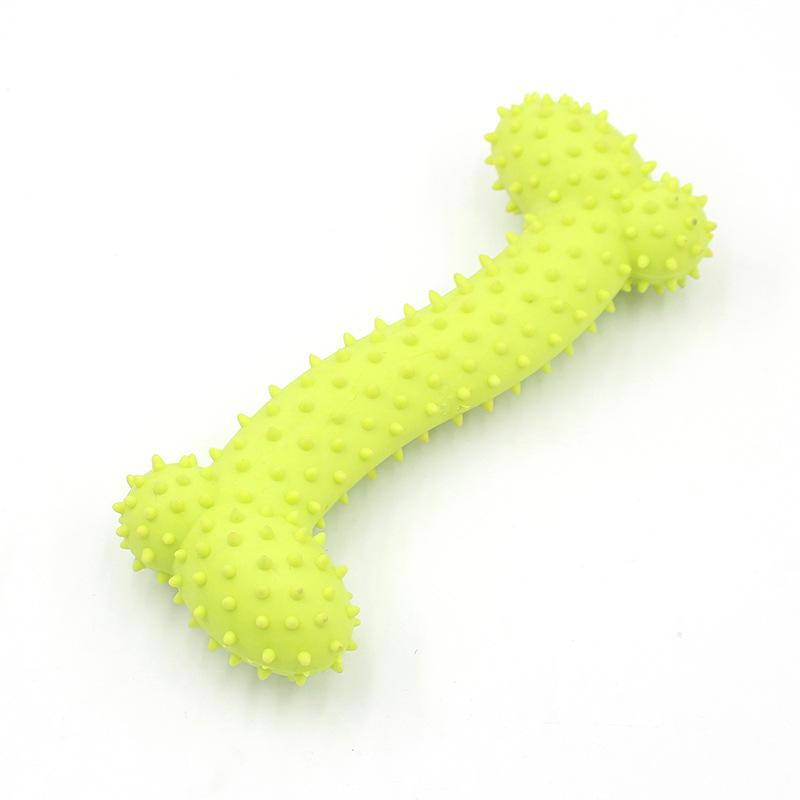 TPR Dog Chew Toy for Teeth Cleaning & Interactive Play Bone Shape