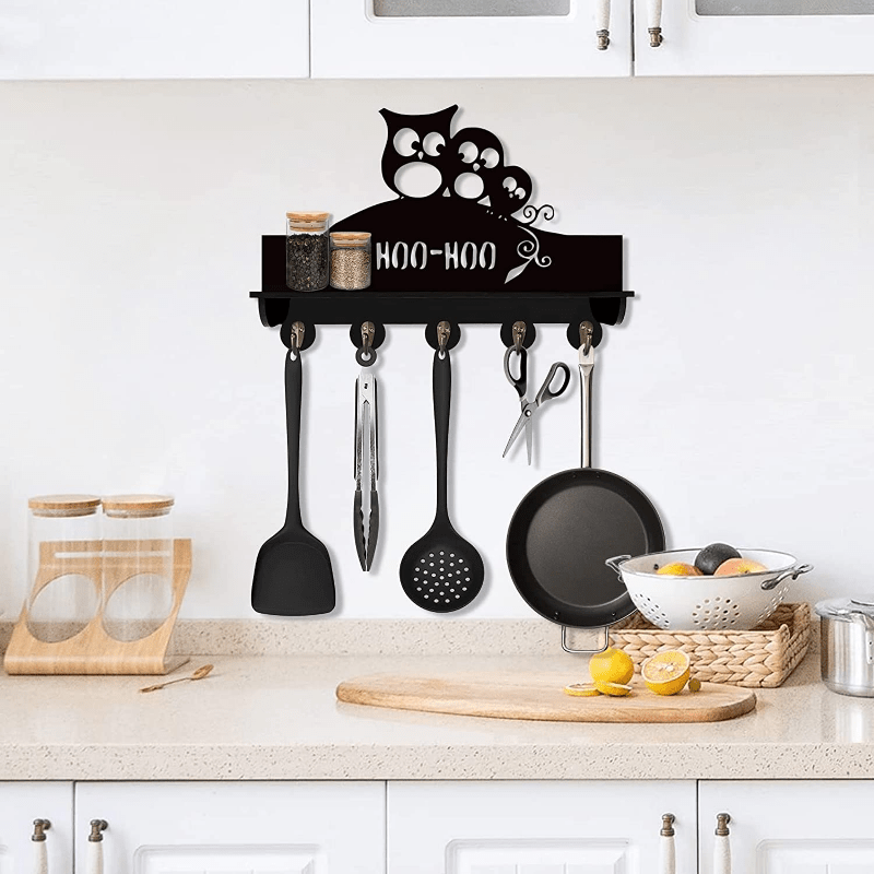 Wolf Wall Hanger Animal Rack Heavy Duty Hooks Hallway Kitchen Office