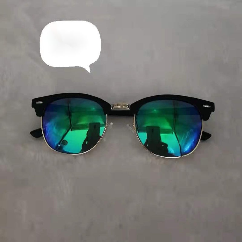 Retro Men's Polarized Sports Sunglasses UV Protection for Cycling Fishing