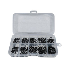 250pcs Nitrile Rubber High Temp Resistant O Ring Set Leather Seal Ring 10 Grid