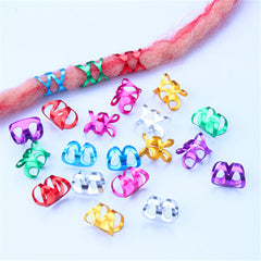 Multicolor Alloy Dreadlocks Metal Hair Ring Y2K Hair Accessories