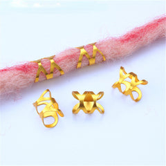 Multicolor Alloy Dreadlocks Metal Hair Ring Y2K Hair Accessories