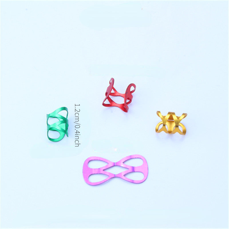 Multicolor Alloy Dreadlocks Metal Hair Ring Y2K Hair Accessories