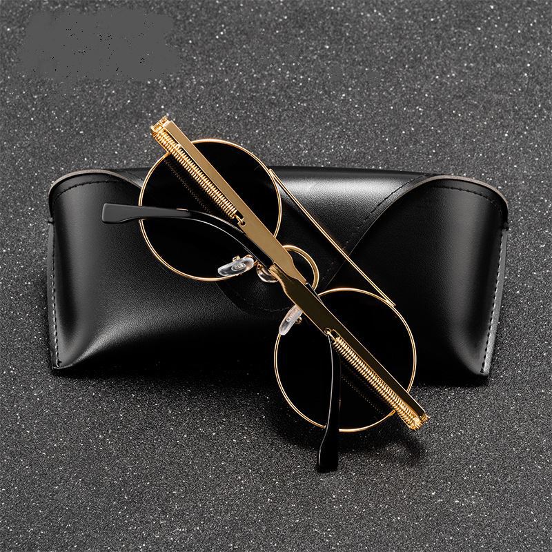 Steampunk Top Bar Metal Sunglasses Retro Vintage UV400 Sun Glasses