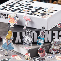 29pcs Adventure Alice Stickers DIY Scrapbooking Arts & Crafts Student Stationery