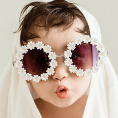 Kids Flowers Shaped Sunglasses UV Protection