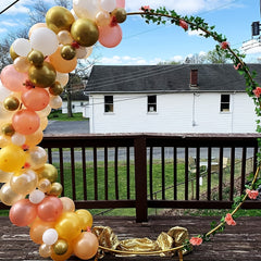 Stunning Iron Ring Balloon Arch for Weddings
