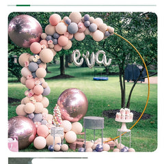 Stunning Iron Ring Balloon Arch for Weddings