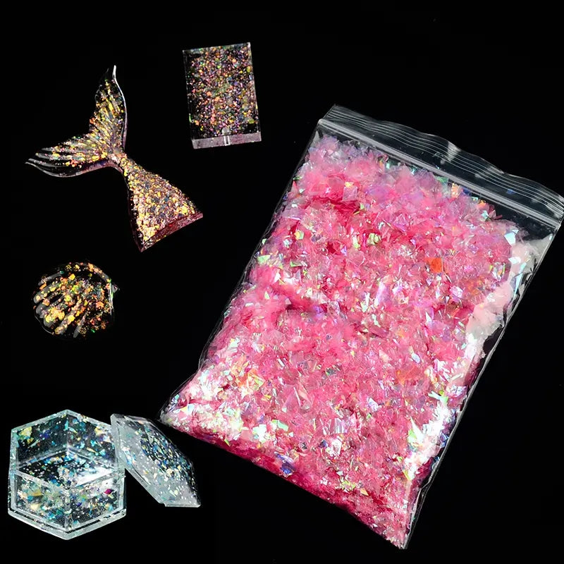 20g Candy Paper Scrap Epoxy Resin Fillings Glitter Palettes for UV Resin Mold