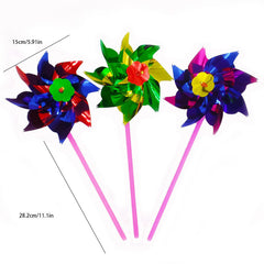 5pcs Small Plastic Windmills Outdoor Toy for Children