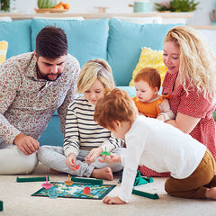 Colorful Organic Wooden Spin Tops For Kids Balance Coordination Skills