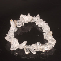 Natural Stone Bracelet Crystal Healing Chip Chain Bracelets Gemstone Polished