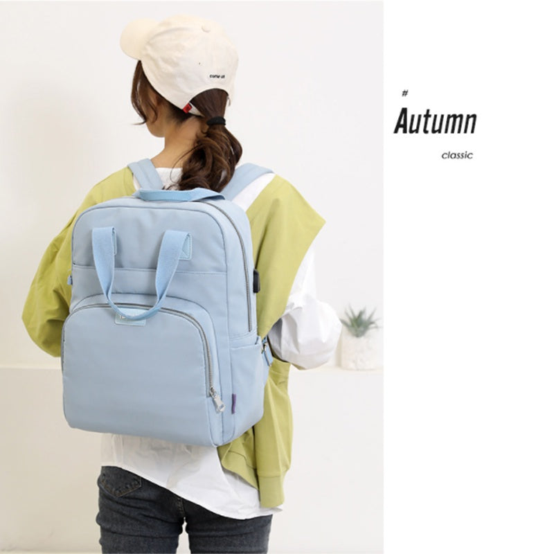 Large Capacity Waterproof Travel Backpack USB Charging Daypack