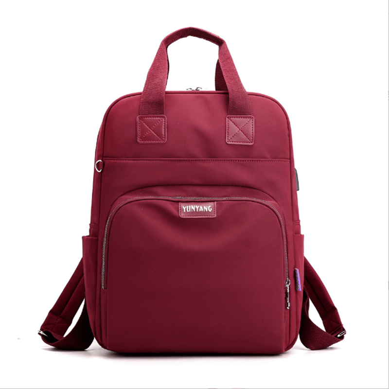 Large Capacity Waterproof Travel Backpack USB Charging Daypack