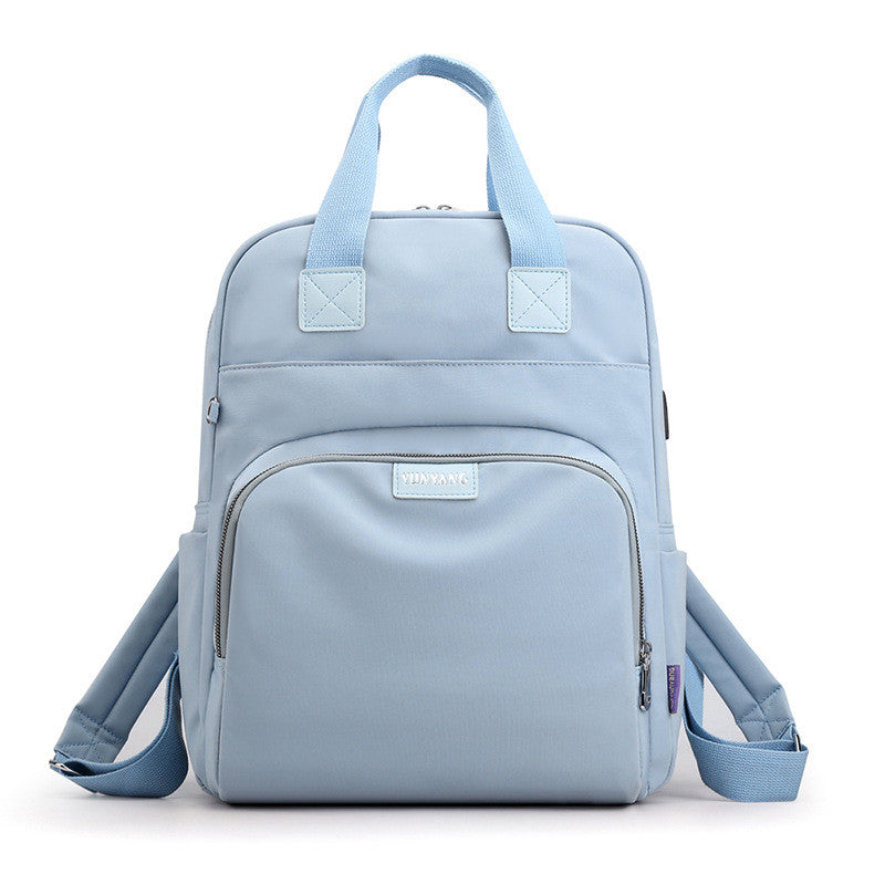 Large Capacity Waterproof Travel Backpack USB Charging Daypack