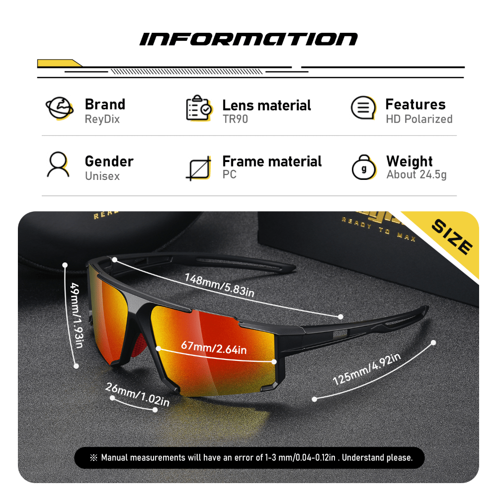 Polarized Cycling Sunglasses UV Protection Men Women