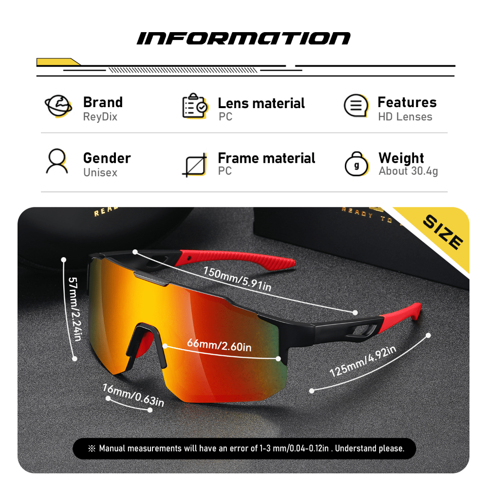 Men's UV Protection Sunglasses for Summer Outdoor Sports