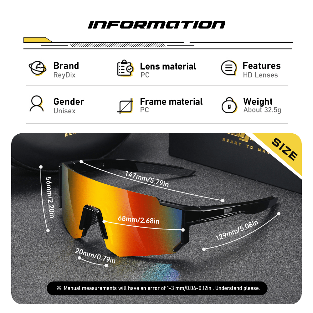 Men's UV Protection Sunglasses for Outdoor Sports