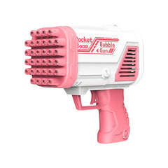 Bubble Gun Colorful Bubble Machine Automatic Soap Rocket Bubble Machine